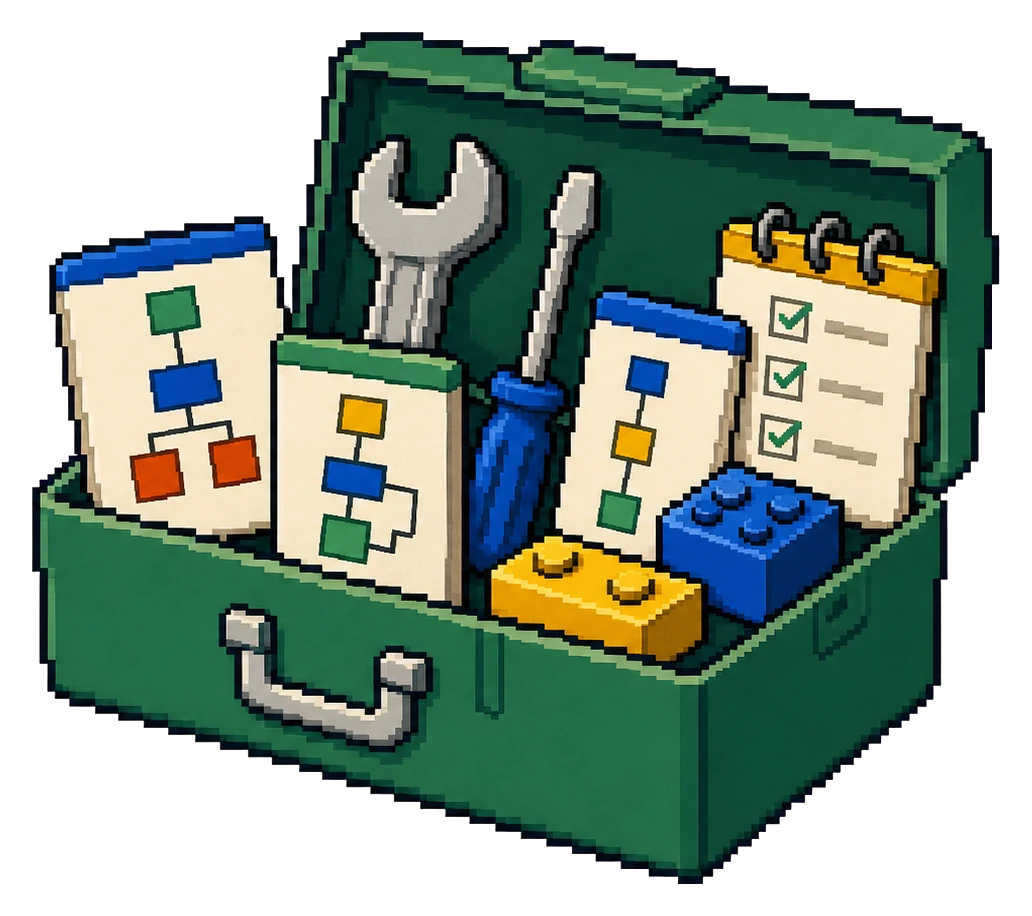 Skills 的抽象像素工具箱